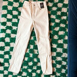 Levi's Off-White Straight-Leg Jeans
